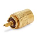 PL259 Standard Gold Plated Plug (7mm) (For Mini-8) 