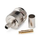 Discontinued N-Type(F) Crimp Type Socket (6mm) (For RG58)