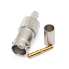 BNC(F) Crimp Type Plug (6mm) (For RG58)