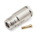 N-Type(F) Compression Plug (6mm) (For RG58)