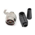 N-Type Plug (6mm) (For RG58) (Solderless) (Right Angle)
