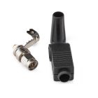 SMA Plug (6mm) (For RG58) (Solderless) (Right Angle)