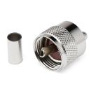 PL259 Crimp Type Premium Plug (6mm) (For RG58)