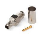 SMA(F) Crimp Type Plug (6mm) (For RG58)