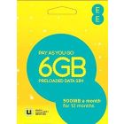 DISCONTINUED EE pre pay 6GB data sim (5ooMB a month)