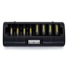 MH-C808M-U Ultimate Professional Charger for 8 AA/AAA/C/D NiMH or NiCD Batteries