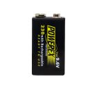 MHR9VP PP3 9.6V 230mAh Pre-charged Low Self Discharge Battery 