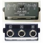 DISCONTINUED ADONIS AK-8S Universal 2-way Microphone Selector Switch (8-pin round)