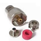 PL259 Deluxe Plug for RG58U (6mm) 