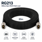 CS PREMIUM - 20M (Quality Military Spec) RG213 Patch Lead