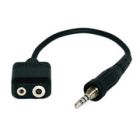 Alinco EDS10 - Microphone Adapter Cable (Twin Jack to 4 pole)
