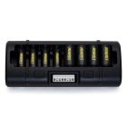 Powerex MH-C808M Ultimate Professional Charger for 8 AA / AAA / C / D NiMH or NiCD Batteries