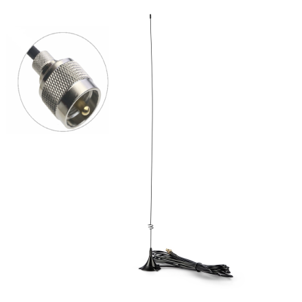 MRM-100P 2/70 Micro Mag Mobile Antenna With PL259