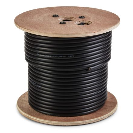 MINI8 (50 OHM) Coax Cable (in black) - 50m Drum