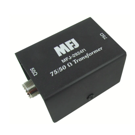 MFJ-2924M - 50-75 Ohm transfomer, Indoor