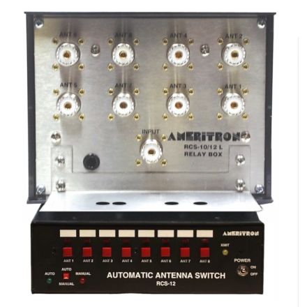 Ameritron RCS-12LX - Automatic 8 position remote antenna switch with lightning protection 220 V