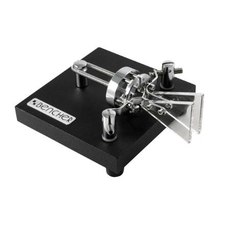 DISCOTINUED BENCHER BY1-B - Iambic twin paddle key in black chrome