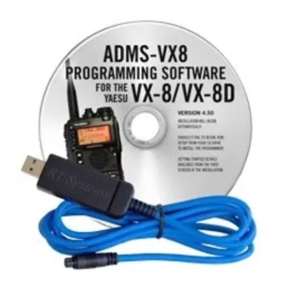 RT Systems ADMS-VX8-USB Programming software for VX-8E & VX-8DE with lead