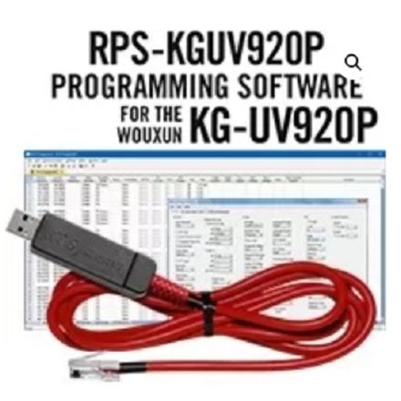 RT Systems RPS-KGUV920-USB Programming software for Wouxun KG-UV920P