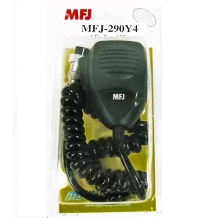 MFJ-290Y4 HF radio handheld mic 4 pin round Yaesu
