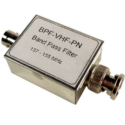 DISCONTINUED DD Amtek BPF-VHF In-line band pass filter 137-174MHz BNC plug to BNC socket