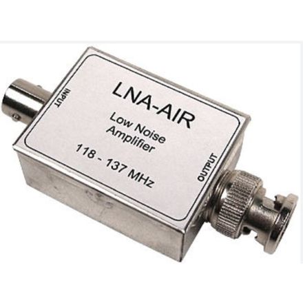 DISCONTINUED DD Amtek LNA-AIR In line low noise amplifier 118-137MHz BNC plug to BNC socket powered via coax