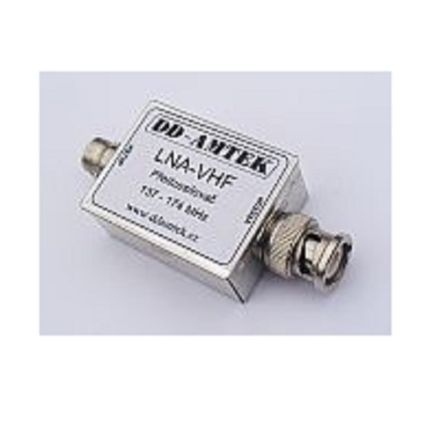 DD Amtek LNA-VHF In line low noise amplifier 137-174MHz BNC plug to BNC socket powered via coax