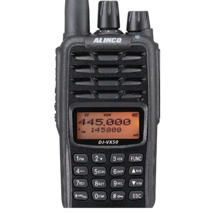 ALINCO DJ-VX50HE VHF/UHF Handheld Transciever