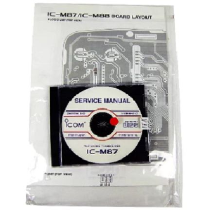 Icom SM-M87 Service manual for IC-M87 on CD