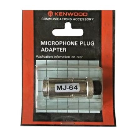 Kenwood MJ-64 Microphone plug adaptor 6 pin plug to 4 pin socket