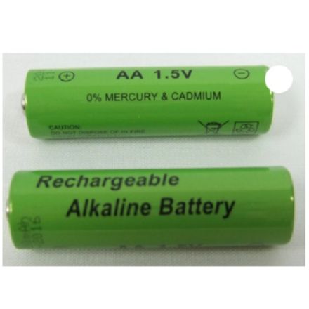 Pack of 2 x AA rechargeable alkaline batteries 1.5V 2000mAh for the W-8681 solar transmitter