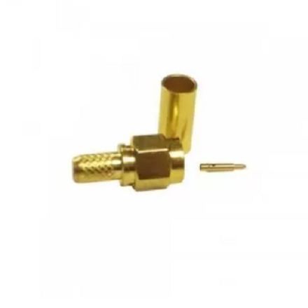 DISCONTINUED UHF-269(2pack) SMA Crimp On Plug for RG-58U  2 Pieces Pack  Ref UHF269 (2 Pack)