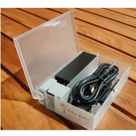 Palm Radio TRAVEL-CASE Travel case for Mini-Paddle Code-Cube instructions and cable etc