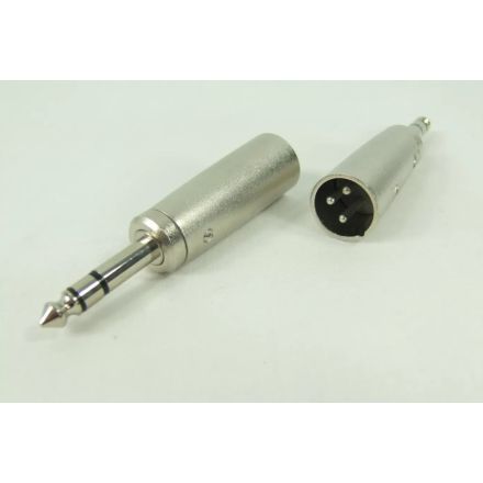 UHF-1031 764.221 Adaptor 3 pin XLR plug to 1/4 inch stereo jack plug