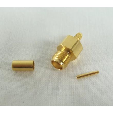 UHF-1131 SMA-CSS SMA in line socket for RG-174/316 crimp type