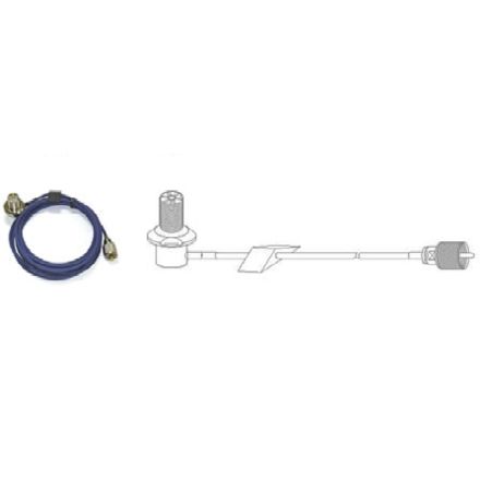 2D4BR Diamond Cable kit SO239 socket base coax & BNC plug 4m long
