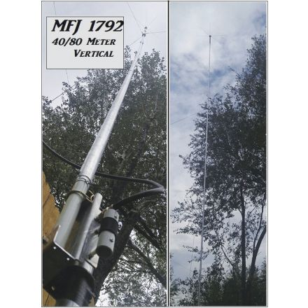 MFJ-1792 - 40/80 Meters vertical antenna