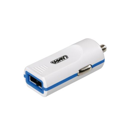 Lampa 12/24V Single USB Plug 2.4A (Apple Friendly)