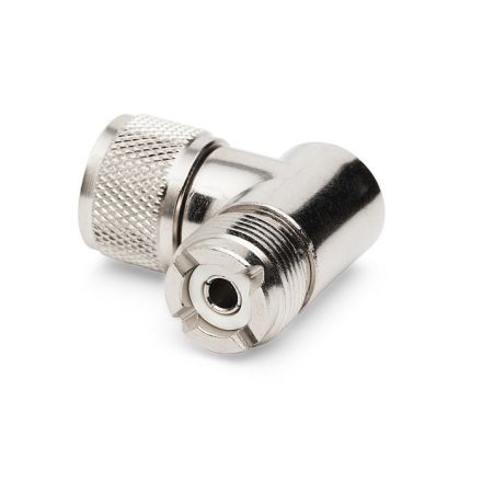PL259 To SO239(F) Premium Right Angle Adapter