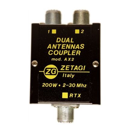 DISCONTINUED Zetagi AX2 Dual Antennna Coupler 2-30MHZ, 200W