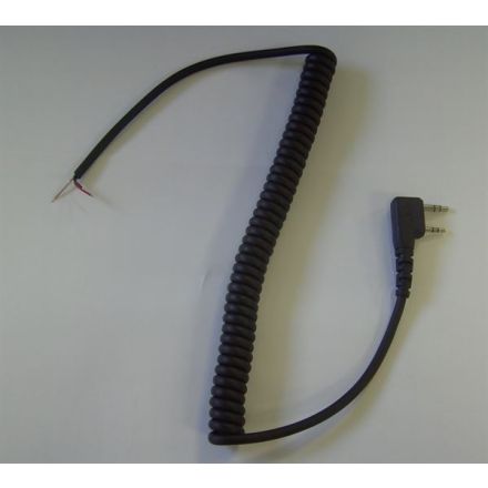 Spare Curly Lead w/Plug LUG 2.5/3.5mm (Kenwood)