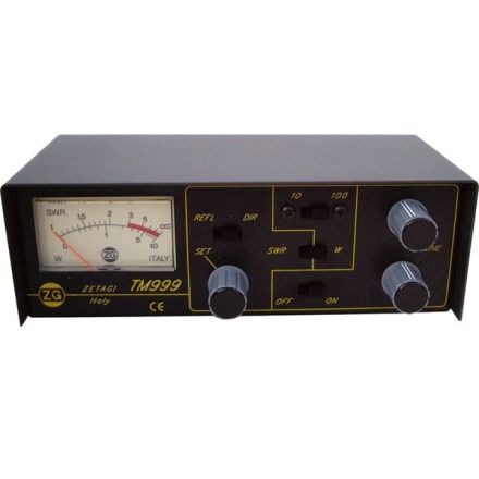 DISCONTINUED Zetagi TM999 SWR/PWR Meter With Antenna Matcher