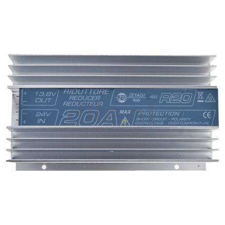 Zetagi R20 Voltage Reducer 24-12V DC, 20 Amp Max