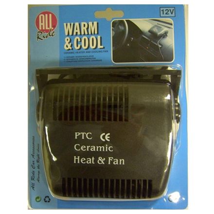 All Ride 12V Ceramic Heater & Fan