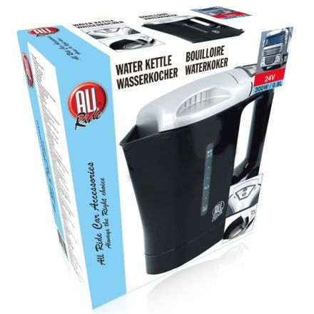 Discontinued All Ride 24V Kettle 1ltr 300W Black/Silver