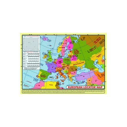 LOCD-Map A3 Size European Locator Map