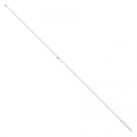 Shakespeare 5300 -  8.5M 1KW White Mast Mount Antenna, 2 Sections, Chromed Brass Ferrule, Side Feed Band. (Use 483 Or 484 Mounts) 