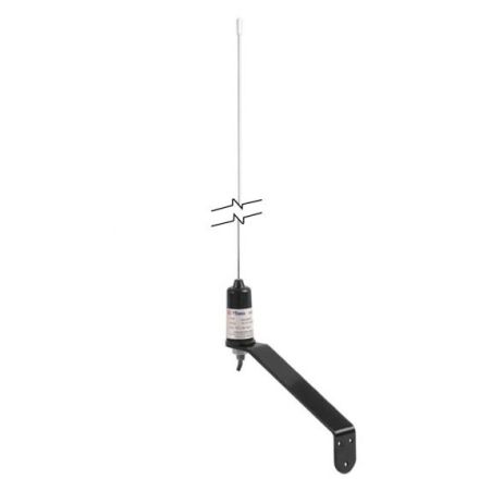 Shakespeare AIS-MAST -  Whip AIS Antenna, 3Db 0.9M, SS, Solderless Connector, Stand Off Bracket,  20M RG58 Cable + PL259 
