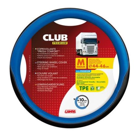 Lampa Club Premium Steering Wheel Cover 44-46cm (Blue)