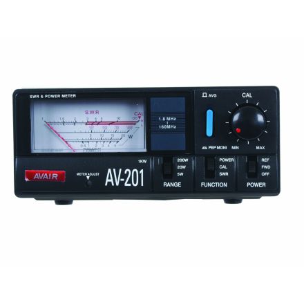 Avair AV-201 - 1000W 1.8-160 MHz VSWR Power Meter